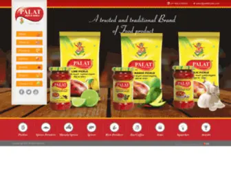 Palatfoods.com(Welcom to PALAT) Screenshot