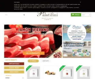 Palatifini.it(Vendita online prodotti alimentari e gastronomia) Screenshot