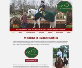 Palatinestables.org(Palatine Stables) Screenshot