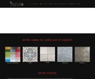 Palatino.fr(Magasin carrelage Paris) Screenshot