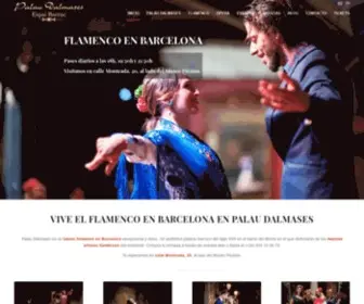 Palaudalmases.com(Flamenco Barcelona) Screenshot