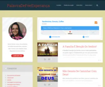 Palavradefeeesperanca.com.br(Palavra de Fé e Esperança) Screenshot