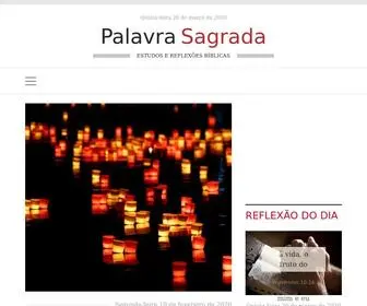 Palavrasagrada.co(Palavra Sagrada) Screenshot