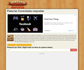 Palavrasconectadas.net(Palavras Conectadas respostas) Screenshot