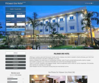 Palawanunohotel.website(Palawan Uno Hotel) Screenshot
