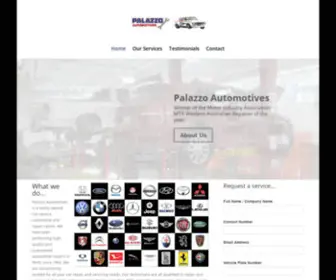 Palazzoautomotives.com.au(Family Owned Full Service Automotive Repair Centre) Screenshot