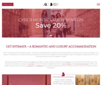 Palazzocapuamalta.com(Romantic Luxury Accommodation Malta) Screenshot