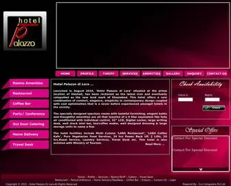 Palazzodilara.com(Hotel Palazzo Di Lara) Screenshot