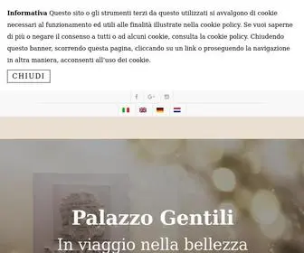 Palazzogentili.it(Residenza d'epoca nelle Marche a San Severino) Screenshot