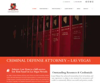 Palazzolawfirm.com(Criminal defense attorney Louis Palazzo) Screenshot