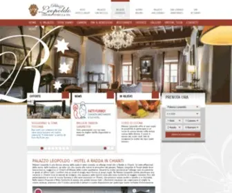 Palazzoleopoldo.it(Hotel Chianti) Screenshot