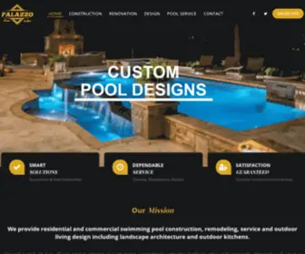 Palazzopoolandspa.com(Pool Construction) Screenshot