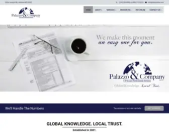 Palazzotax.com(Tax Preparation) Screenshot