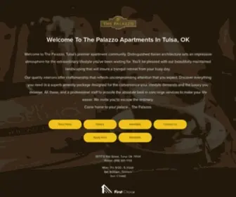 Palazzotulsa.com(Palazzo Apartments) Screenshot