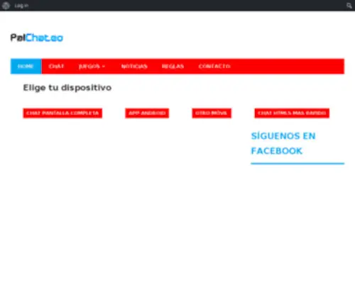 Palchateo.com(El Mejor Chat Boricua) Screenshot