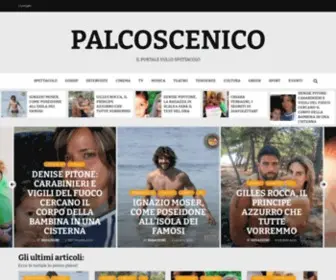 Palcoscenico.biz(Il Portale sullo Spettacolo) Screenshot