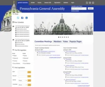 Palegislature.us(PA General Assembly) Screenshot