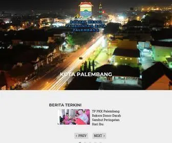 Palembang.go.id(Website Resmi Pemerintah Kota Palembang) Screenshot