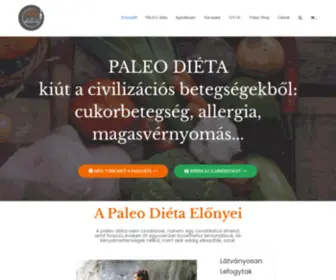 Paleo-Dieta.hu(A Paleo diéta lényege tömören) Screenshot