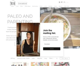 Paleoandparenting.com(Food Blog) Screenshot