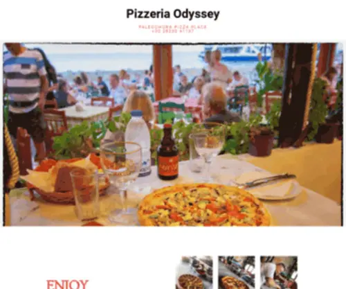 Paleochorapizza.com(Odyssey Paleochora Pizza Restaurant) Screenshot