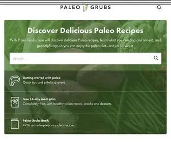 Paleogrubs.com(Paleo Grubs) Screenshot