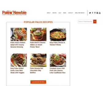 Paleonewbie.com(Easy Paleo Recipes) Screenshot