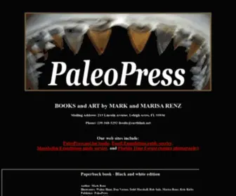 Paleopress.net(Megalodon) Screenshot