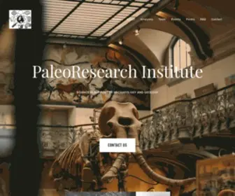 Paleoresearch.com(PaleoResearch Institute) Screenshot