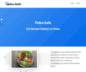 Paleosafe.org(Paleo Safe) Screenshot