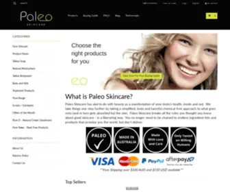 Paleoskincare.com.au(Paleo Skincare) Screenshot