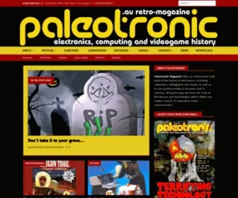 Paleotronic.com(Electronics, Computing and Videogame History) Screenshot