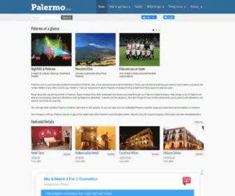 Palermo.com(City of Palermo) Screenshot