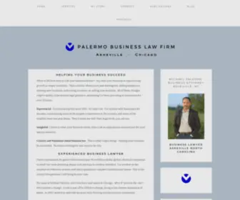 Palermolaw.com(Business Lawyer) Screenshot