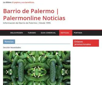 Palermonline.com.ar(Palermo Online Noticias) Screenshot