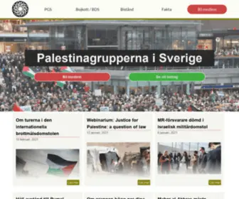 Palestinagrupperna.se(Palestinagrupperna) Screenshot