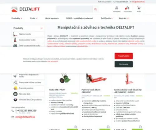 Paletovevoziky.sk(LUGERO SK) Screenshot