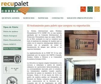 Paletsfumigados.com(Palets fumigados) Screenshot