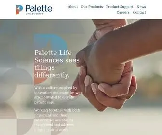 Palettelifesciences.com(Palette Life Sciences) Screenshot