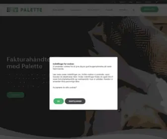 Palettesoftware.dk(Palette automatiserer fakturahåndtering) Screenshot