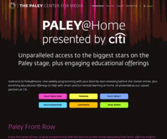 Paley.tv(Paley@Home presented by Citi) Screenshot