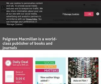 Palgrave.com(Palgrave Macmillan) Screenshot