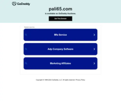 Pali65.com(My Site) Screenshot
