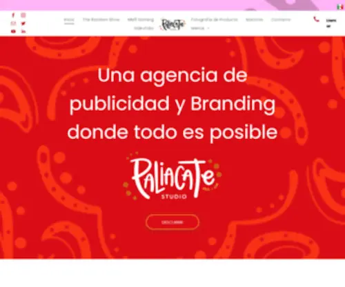 Paliacatestudio.com(Paliacate Studio Agencia de Publicidad y branding en Hermosillo Sonora) Screenshot