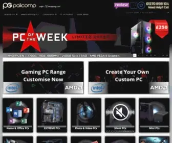 Palicomp.co.uk(Get a Gaming PC or Award Winning Custom Gaming Computer) Screenshot