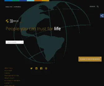 Palig.com(Pan-American Life Insurance Group) Screenshot