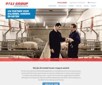 Paligroup.nl(Uw partner voor kalveren) Screenshot