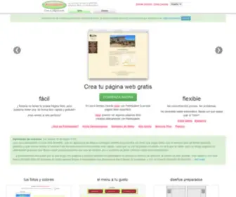 Palimpalem.com(Crear página web gratis) Screenshot