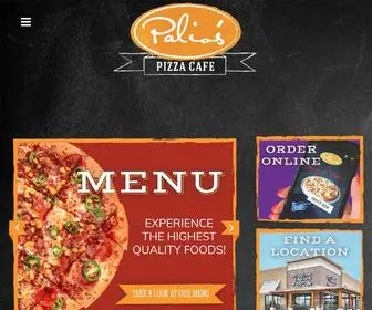 Paliospizzacafe.com(Palio's Pizza Cafe) Screenshot