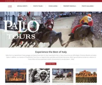 Paliotours.com(Palio Tours) Screenshot